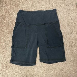 Aerie Bike Shorts with pockets
